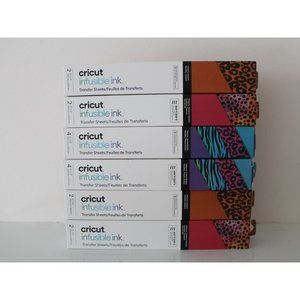 Cricut Infusible Ink Transfer Sheet Patterns Set of 6 boxes